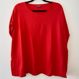 Red COS Short Sleeve Top M